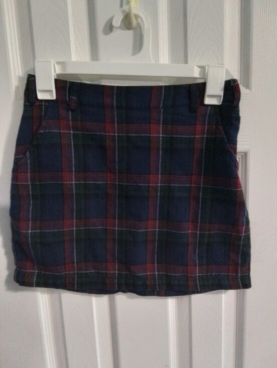 Cloud Ten Dresses & Skirts - Cloud Ten Plaid Blue and Red Mini Skirt - Women